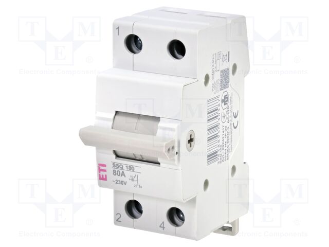 Mains-generator switch; Poles: 4; 230/400VAC; 25A; IP20
