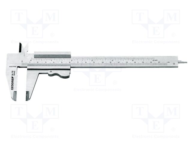 Calliper; Range: 0÷140mm; bag; with analog readouts