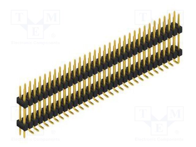 Connector: pin strips; pin header; male; PIN: 64; 2.54mm; SMT; 2x32