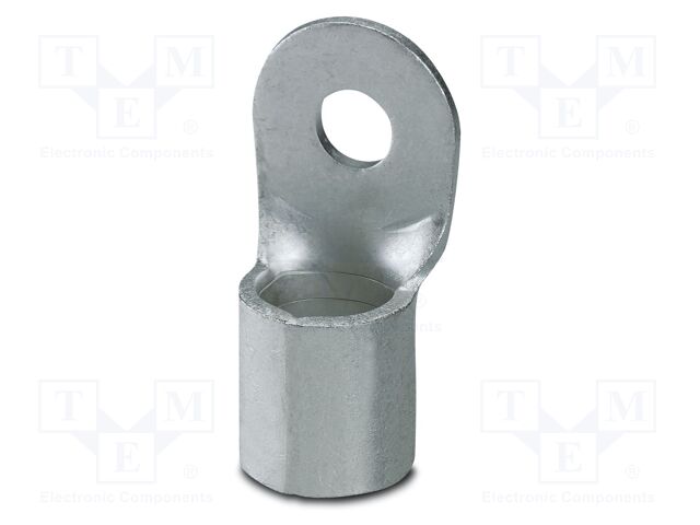 Non-insulated; Body: silver; Tip: ring
