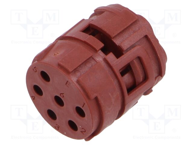 Connector: M23; PIN: 6; 6pin; soldering; 150V; 18A; Series: EPIC