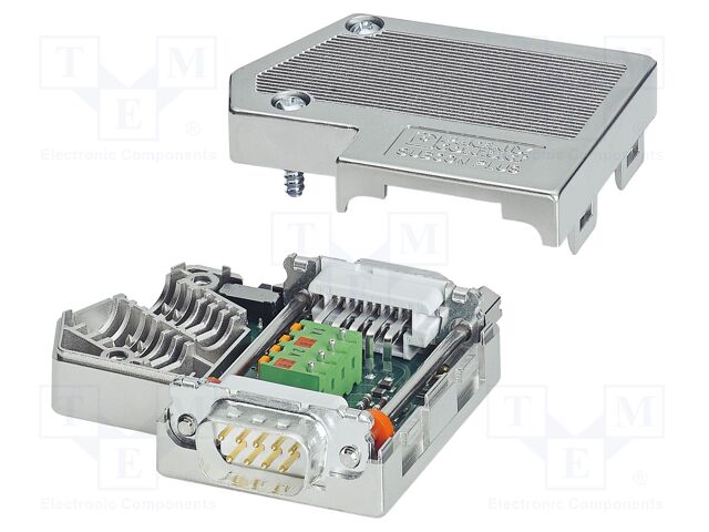 D-Sub; PIN: 9; Profibus,with interface PG; angled 55°; for cable