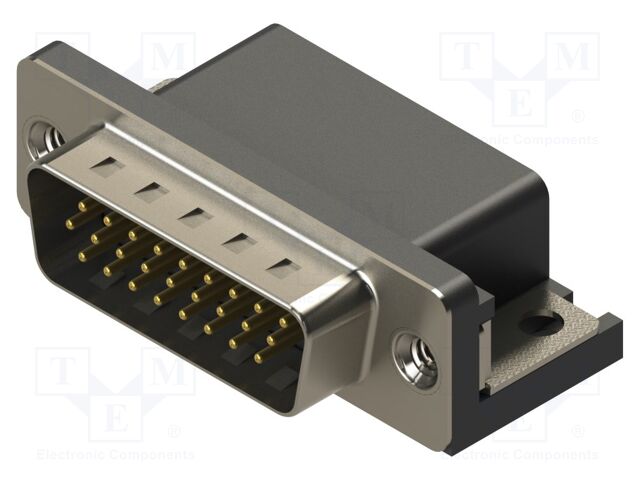 Connector: D-Sub HD; PIN: 26; socket; male; angled; THT; MHHDR