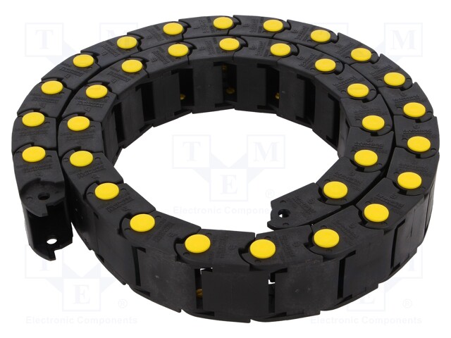 Cable chain; Series: Medium; Bend.rad: 80mm; L: 990mm