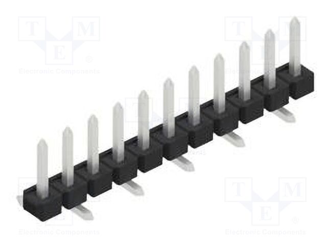 Connector: pin strips; pin header; male; PIN: 11; 2.54mm; SMT; 1x11