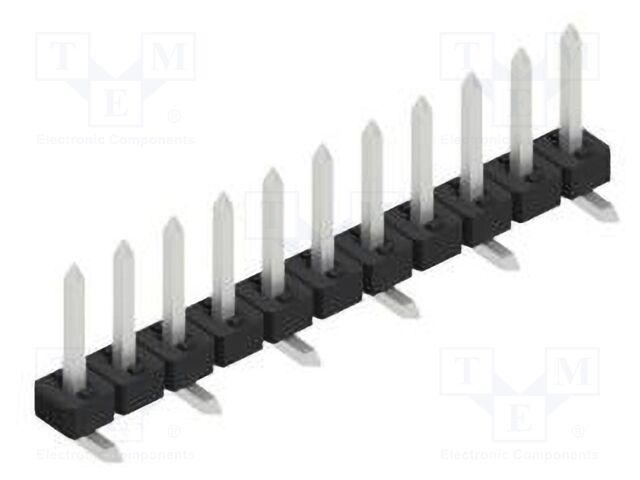 Connector: pin strips; pin header; male; PIN: 11; 2mm; SMT; 1x11