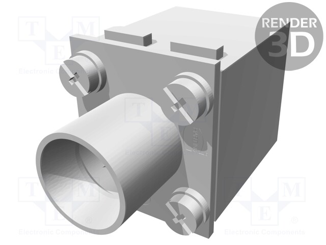 Connector: rectangular; module; male; Han Modular 200A PE; PIN: 1