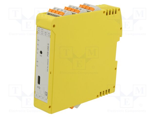 Automation module: safety relay; 24VDC; IN: 5; OUT: 5; PSRuni; IP20