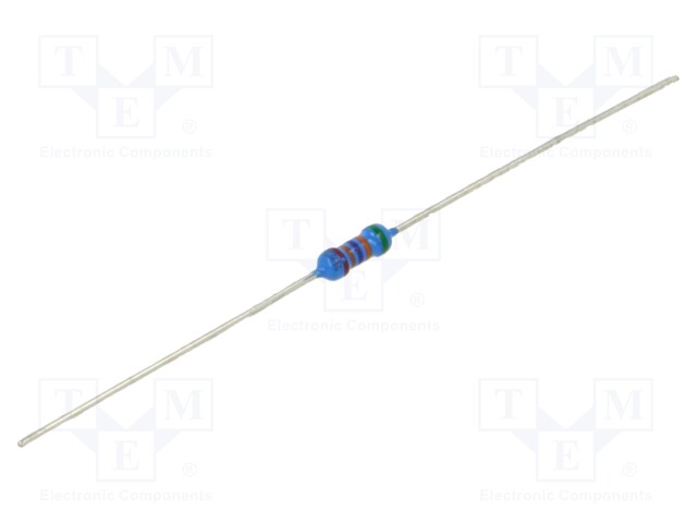 Resistor: metal film; THT; 237kΩ; 250mW; ±0.5%; 6.3x2.3mm; 10ppm/°C