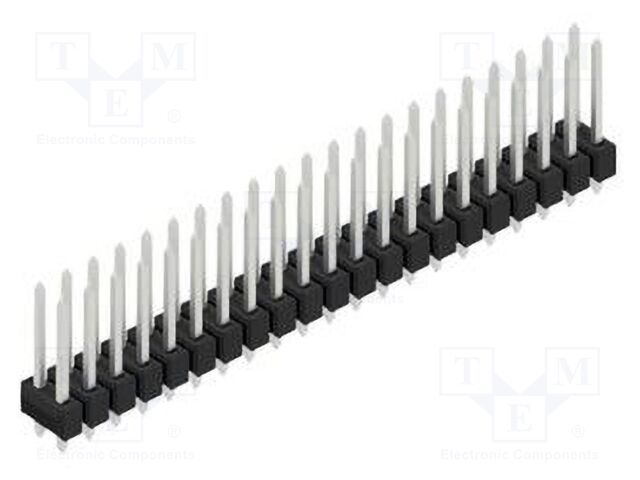 Connector: pin strips; pin header; male; PIN: 42; 2.54mm; THT; 2x21