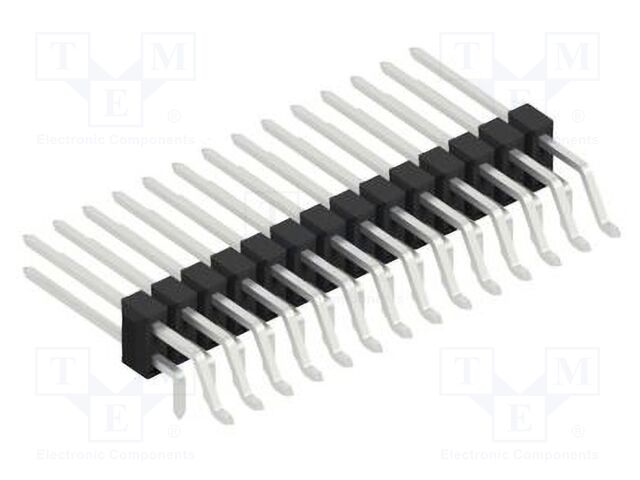 Connector: pin strips; pin header; male; PIN: 28; 2.54mm; SMT,THT