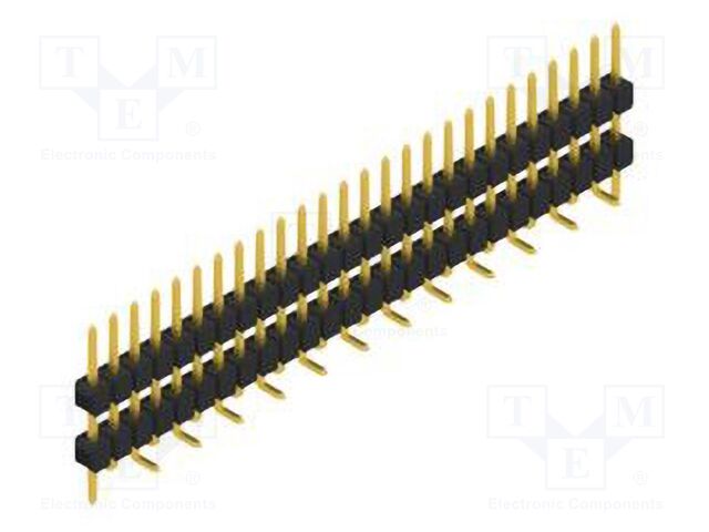 Connector: pin strips; pin header; male; PIN: 26; 2.54mm; SMT; 1x26