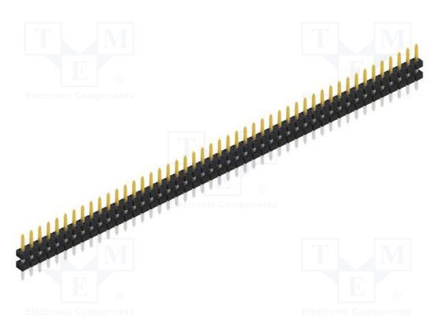 Connector: pin strips; pin header; male; PIN: 47; 2mm; THT; 1x47