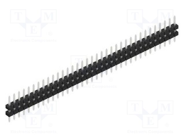 Connector: pin strips; pin header; male; PIN: 35; 2mm; THT; 1x35
