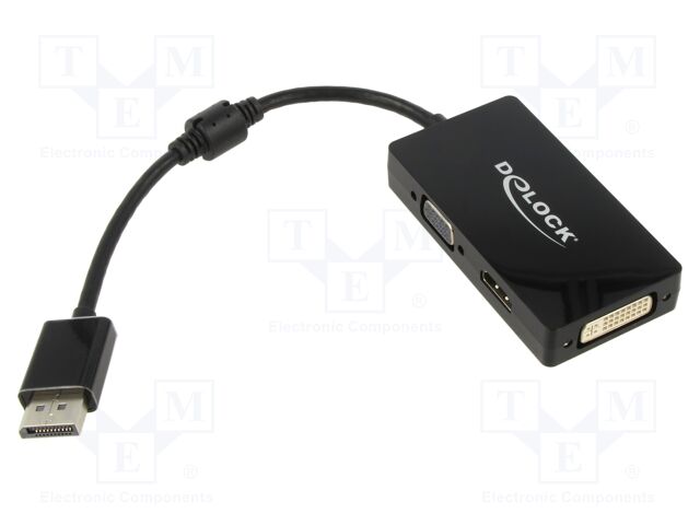 Adapter; DisplayPort 1.2,High Speed,single link; 4K,UHD 2160p