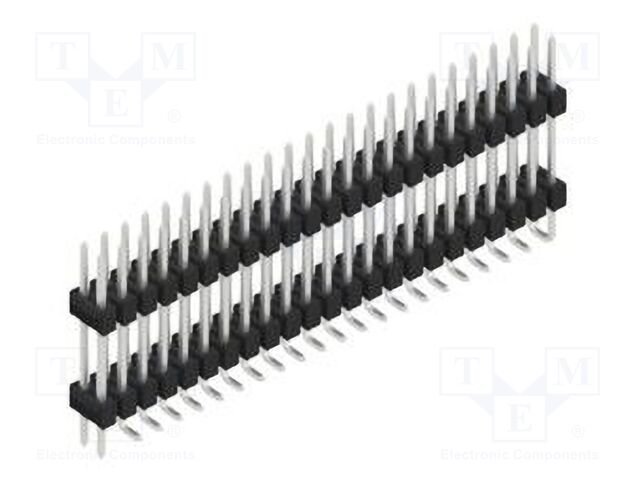 Connector: pin strips; pin header; male; PIN: 46; 2.54mm; SMT; 2x23