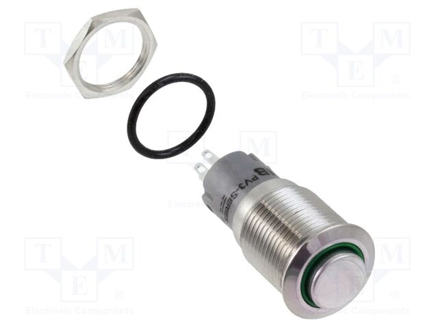 Switch: vandal resistant; Pos: 2; SPDT; 2A/48VDC; IP40; ON-(ON)