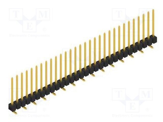 Connector: pin strips; pin header; male; PIN: 30; 2.54mm; SMT; 1x30