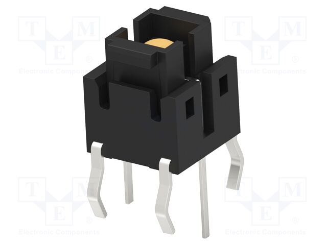 Microswitch TACT; SPST-NO; Pos: 2; 0.05A/12VDC; THT; LED; 980mN