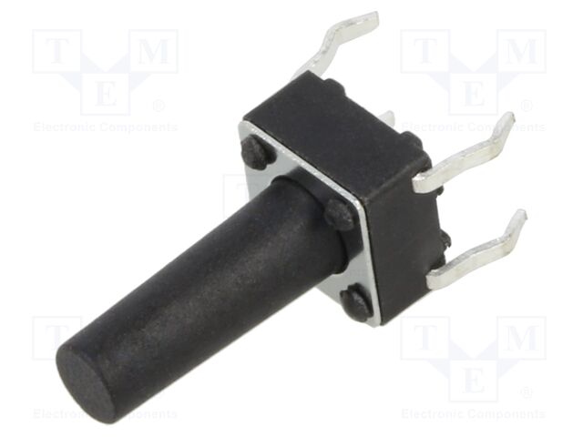 Microswitch TACT; SPST; Pos: 2; 0.05A/12VDC; THT; 1.27N; 6x6x3.5mm