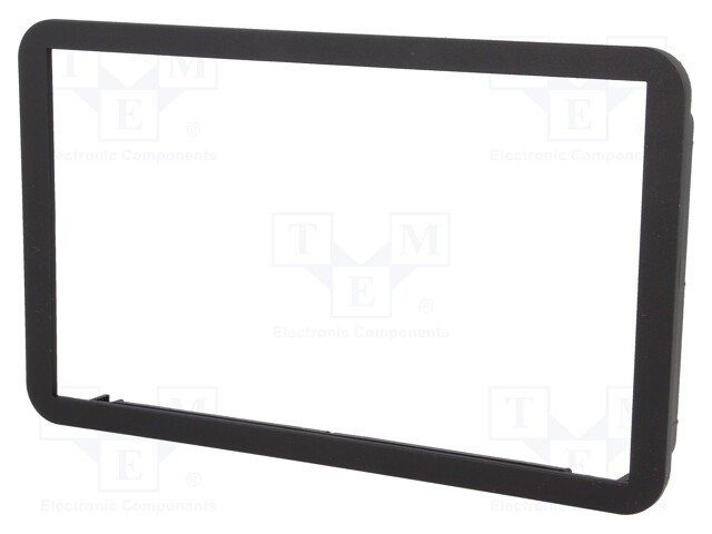 Radio mounting frame; Alfa Romeo; 2 DIN; black