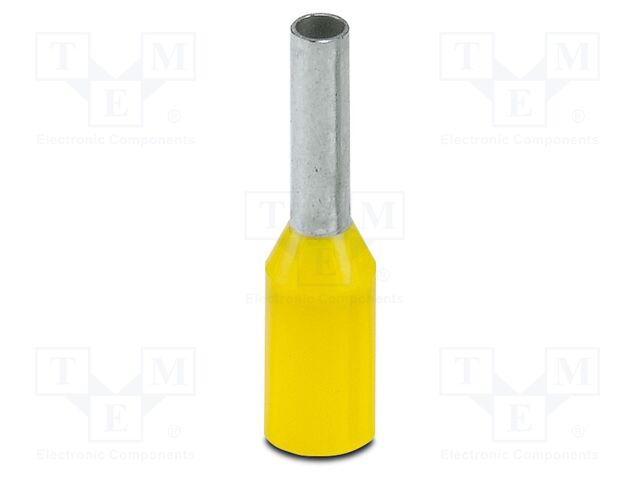 Tip: bootlace ferrule; insulated; copper; 1mm2; Bit len: 6mm