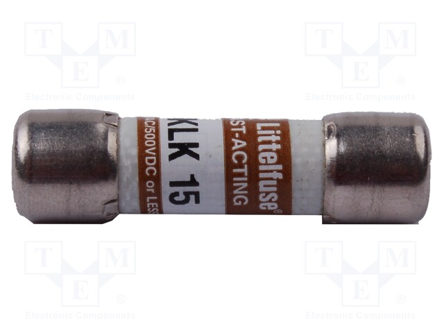 Fuse; BM252S,BM257,BM257S,BM827,BM829; 15A; 600V; 10x38mm