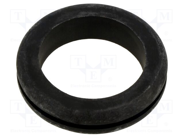 Grommet; black; UL94HB; TPR