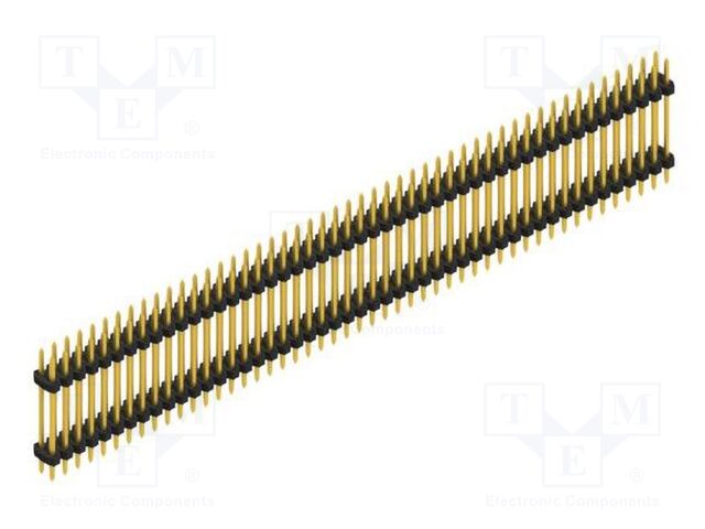 Connector: pin strips; pin header; male; PIN: 98; 2mm; THT; 2x49