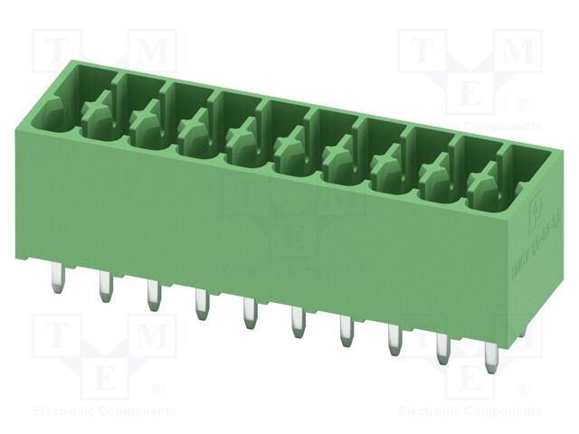 PCB headers, nominal cross section: 1.5 mm?, color: green, n
