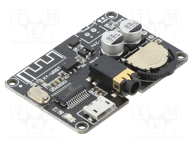 Module: audio; Bluetooth V5.0 & BLE,amplifier; 3.7÷24VDC