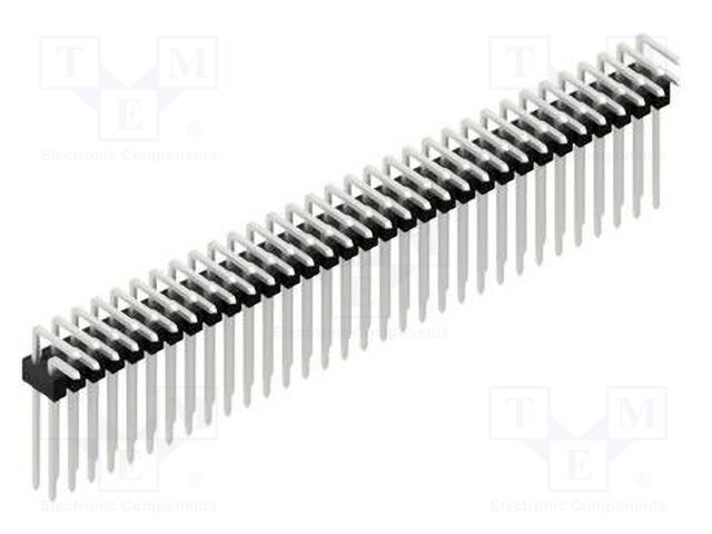 Connector: pin strips; pin header; male; PIN: 64; 2.54mm; THT; 2x32