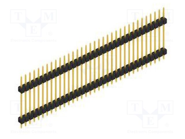 Connector: pin strips; pin header; male; PIN: 34; 2.54mm; THT; 1x34