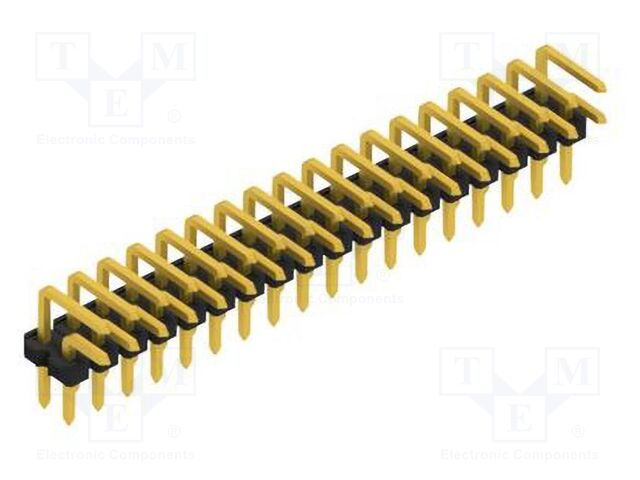 Connector: pin strips; pin header; male; PIN: 36; 2.54mm; THT; 2x18