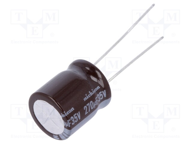 Capacitor: electrolytic; low impedance; THT; 270uF; 35VDC; ±20%