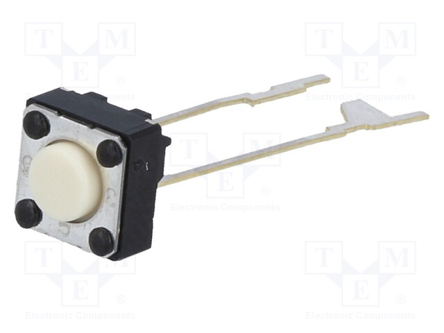 Microswitch TACT; SPST-NO; Pos: 2; 0.05A/24VDC; THT; none; 0.98N