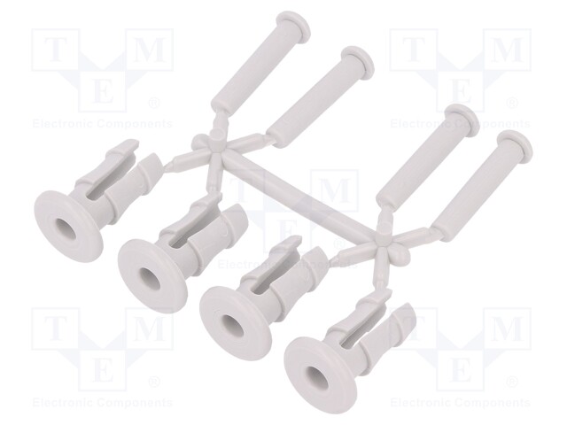 Multigate grommet; TPE (thermoplastic elastomer); light grey
