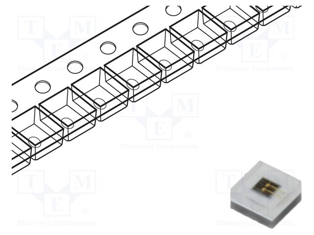 IR transmitter; 1616; 930÷950nm; transparent; 600mW; 130°; 1.7VDC