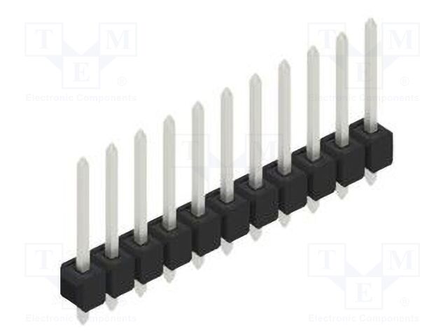 Connector: pin strips; pin header; male; PIN: 11; 2.54mm; THT; 1x11