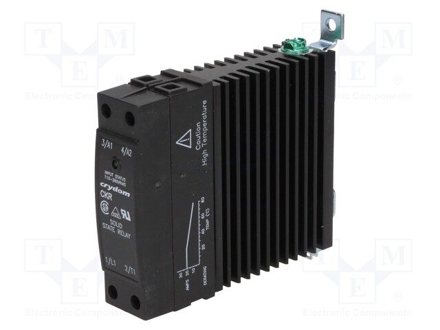 Relay: solid state; Ucntrl: 110÷280VAC; 10A; 24÷280VAC; -40÷80°C