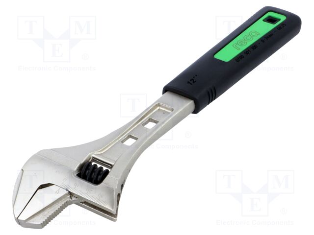 Wrench: adjustable; Overall len: 300mm; anti-slip grip