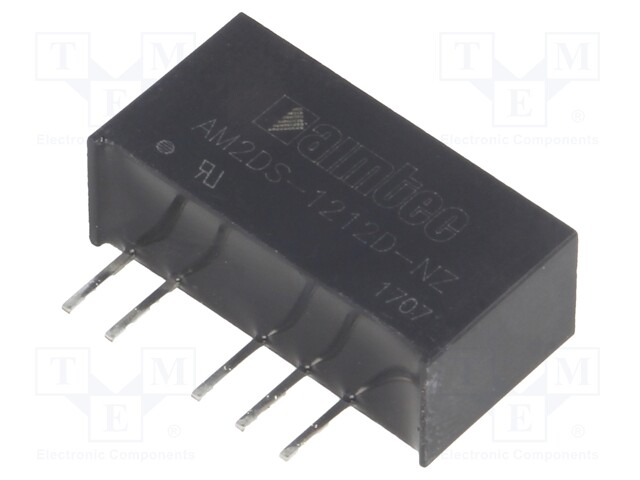 Converter: DC/DC; 2W; Uin: 10.8÷13.2V; Uout: 12VDC; Uout2: -12VDC