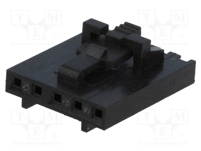 Plug; wire-wire/PCB; female; SL; 2.54mm; PIN: 5; w/o contacts