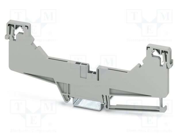 Mounting clamp; PA; ways: 2; W: 5.2mm; H: 155.8mm; Body: grey