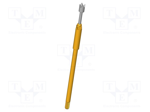 Test needle; Operational spring compression: 4mm; 5A; Ø: 2mm; 3N