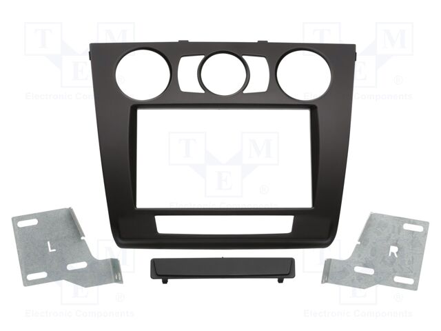 Radio frame; BMW; with cable; black