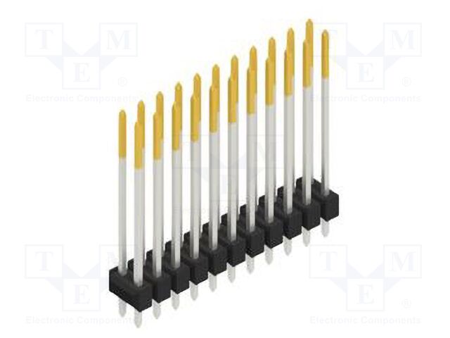 Connector: pin strips; pin header; male; PIN: 22; 2.54mm; THT; 2x11