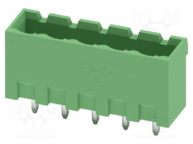 PCB headers, nominal cross section: 2.5 mm?, color: green, n