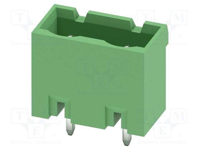 PCB headers, nominal cross section: 2.5 mm?, color: green, n