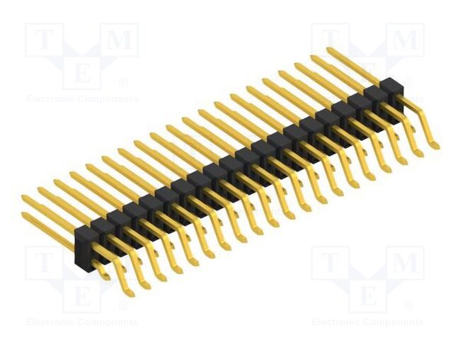 Connector: pin strips; pin header; male; PIN: 40; 2.54mm; SMT; 2x20